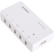 ORICO DCH-5U 5口USB数码设备充电器 万能充电插排 白色