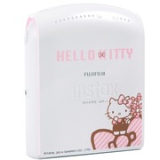 富士 趣奇俏checkyciao 便携式手机照片打印机 手机拍立得 Hello Kitty版 珍珠白