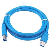 IT-CEO V0835 USB3.0方口数据线/连接线 A/M-B/M A公对B公 移动硬盘盒/底座线 长1.2米 蓝色
