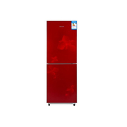 创维 BCD-203G 203升玻璃面板两门冰箱(银)
