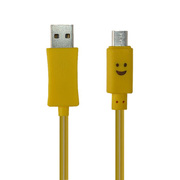 小魔女 micro usb夜光数据线充电线 适用于三星/小米/华为/联想等平板电脑 黄色