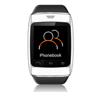 酷道 S12触屏蓝牙智能手表手环腕表计步器智能穿戴免提通话手机伴侣创意配件 白色