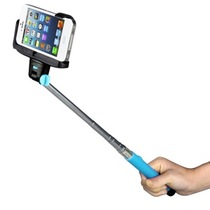 MaxMco 自拍神器 无线蓝牙自拍杆 适用于苹果iPhone/三星等手机 蓝色产品图片主图