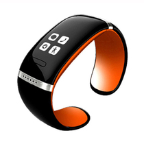 爱随 W9智能手镯手环触屏智能蓝牙腕表运动穿戴设备免提通话安卓伴侣低辐射 橙色产品图片主图