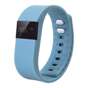 酷道 F4智能手环蓝牙手表可穿戴设备腕带运动计步器睡眠健康防水小米苹果安卓手机通用 蓝色