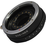 嘉蕊 佳能EF 镜头转索尼系列微单 A7R II A5100 A6000 手动调光圈环