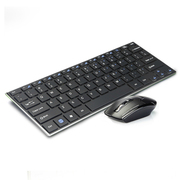 其他 如意鸟 超薄 静音无线键盘鼠标套装 苹果风格 电脑 笔记本无线键鼠套装 黑色