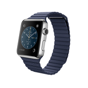 苹果 Apple Watch 智能手表(亮蓝色/42毫米表壳/皮制回环形表带)