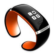 酷道 L12S智能手环蓝牙智能小米手表腕表手镯穿戴健康设备手机伴侣计步器苹果安卓系统通 触摸屏版橙色