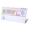 优贵 青梅竹马K216 彩虹LED背光键盘 红轴机械手感 悬浮键帽设计 小苍LOL键盘产品图片2