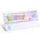 优贵 青梅竹马K216 彩虹LED背光键盘 红轴机械手感 悬浮键帽设计 小苍LOL键盘产品图片3