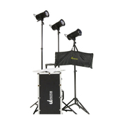 U2 Photo Flash200W 摄影灯套装 静物证件照摄影棚拍摄器材 三灯套装