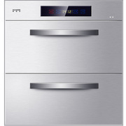欧尼尔 X8 消毒柜 嵌入式家用商用高温低温大容量餐具消毒碗柜特价正品 黑色高温
