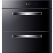 欧尼尔 X8 消毒柜 嵌入式家用商用高温低温大容量餐具消毒碗柜特价正品 银色低温