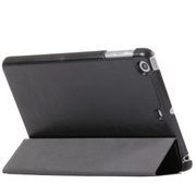 索士 苹果平板ipad mini2/3休眠套ipadmini2保护皮套ipad迷你2超薄 黑色