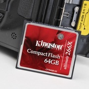 金士顿 64GB 266X CF存储卡(CF/64GB-U2)