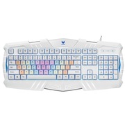 雷柏 V51 背光游戏键盘 白色