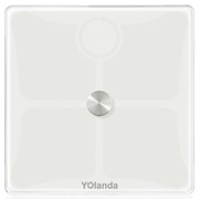 Yolanda CS20B智能人体脂肪秤 健康体重秤 婴儿电子秤 白色