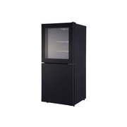 樱花 JCD-126 126升冷藏冷冻双门小冰箱(黑色)