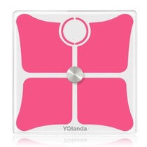 Yolanda CS20D智能人体脂肪秤 健康体重秤 婴儿电子秤 红色产品图片主图