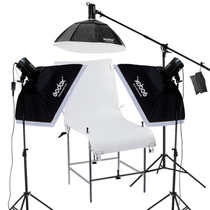 神牛 SK400W摄影棚专业摄影灯闪光灯套装人像家具影室灯影棚柔光摄影器材 多功能三灯产品图片主图