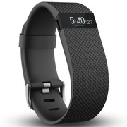 Fitbit Charge HR 智能乐活心率手环 心率实时监测 自动睡眠记录 来电显示 运动蓝牙手表计步器 黑色 L