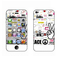 利乐普(LEAP) 苹果5s卡通图案彩膜 iphone5/5s屏保彩贴 手机保护膜高清彩膜 V字手花纹产品图片2
