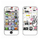 利乐普(LEAP) 苹果4s卡通图案彩膜 iphone4/4s屏保彩贴 手机保护膜高清彩膜 V字手花纹产品图片3