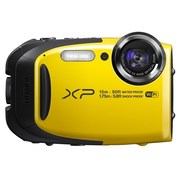 富士 XP80 四防户外运动相机 黄色（1640万像素 5倍光变 2.7英寸显示屏 Wi-Fi遥控拍摄）