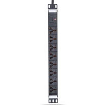 飞利浦 8孔位3米工业防雷滤波PDU机柜插座插排插线板接线板 10A/16A双万用孔产品图片主图