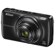 尼康 COOLPIX S810c 智能相机 黑色（1602万像素 3.7英寸触屏 25mm广角 12倍光变 安卓4.2.2 WiFi）