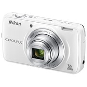 尼康 COOLPIX S810c 智能相机 白色（1602万像素 3.7英寸触屏 25mm广角 12倍光变 安卓4.2.2 WiFi）