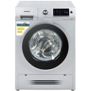 西门子 XQG75-WD14H4681W 7.5公斤 3D空气冷凝 滚筒洗衣干衣机(银色)