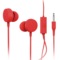 酷派 原装入耳式立体声线控彩虹耳机 C16 红色产品图片2