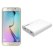 三星 Galaxy S6 edge(G9250)32G版 铂光金 移动联通电信4G手机(配大容量移动电源套装)