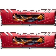芝奇  Ripjaws 4 DDR4 2666 8G×2 台式机内存 (F4-2666C15D-16GRR) 红色