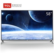 TCL L58F3700A 58英寸海量爱奇艺视频内置wifi安卓智能云液晶电视(珠光黑)