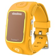 阿巴町 三代KT01W 儿童智能通话 GPS定位 防水防丢多功能手表  黄色
