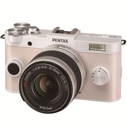 宾得 Q-S1 微型可换镜头相机(5-15/F2.8-4.5 ) 纯白色*奶白