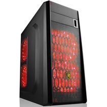 撒哈拉 穿越G5 台式电脑游戏机箱 黑色 (0.7mm板材/U3/支持ATX大板/支持水冷/支持玄冰400)产品图片主图