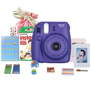 富士 instax mini8相机葡萄紫缤纷百搭入门套装