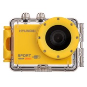 韩国现代 H3+ 现代智能无线wifi运动摄像机户外运动DV (含头盔支架/自行车固定支架/30米防水壳) 黄色