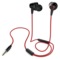 先锋 SE-CL35S 入耳式立体声通话线控耳机 黑红色产品图片2