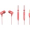华为 荣耀原装三键线控防缠绕入耳式高保真立体声引擎耳机PLUS (荔枝红)产品图片3