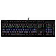 雷柏 V500L 混光机械键盘 机械青轴 黑色版