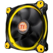 Thermaltake Riing 14厘米LED黄色风扇(液压轴承/强化减震系统/独特静音技术/降噪控制线/LED导光圈)