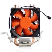 IT-CEO Z1364 CPU散热器风扇 散热风扇 温控静音风扇 多平台通用 适用Intel AMD平台 双热管6毫米 橙色