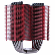 采融  Red Megahalems 红色双子峰CPU散热器(6热管/铝合金扣具/附送PK2导热膏)