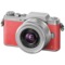 松下 Lumix DMC-GF8 微型单电单镜套机 粉红色 手动变焦版 美颜自拍利器(12-32mm DMC-GF8KGK-P)产品图片1