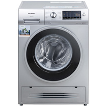 西门子  XQG80-WD14H4682W 8公斤 洗烘一体变频 滚筒洗衣机 3D空气冷凝 立体烘干(银色)产品图片主图